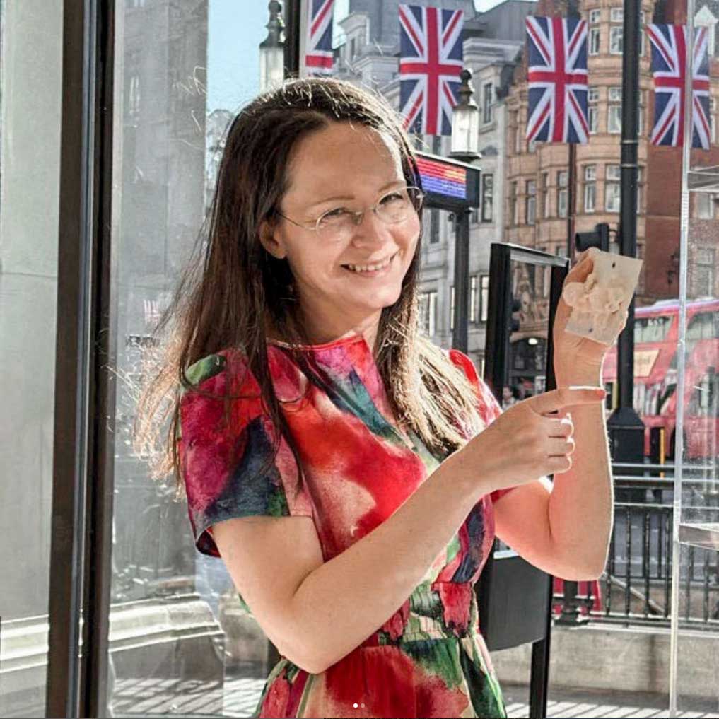 A photo of a London florist designer